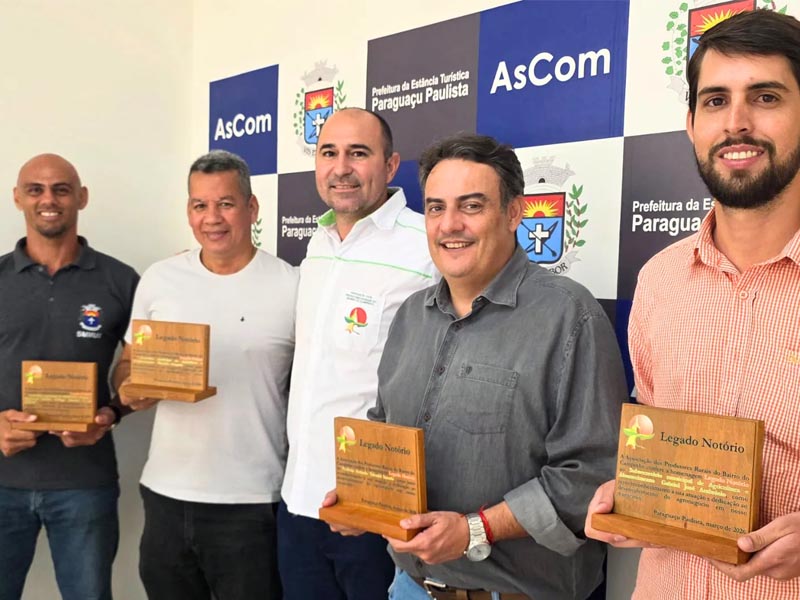 Associação do Campinho homenageia Prefeitura por apoio ao agronegócio familiar