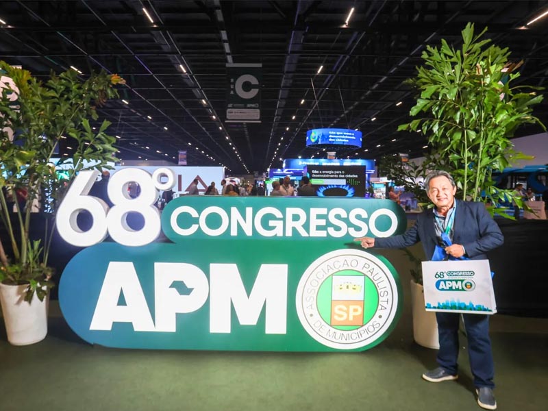 Prefeito de Paraguaçu Paulista participa do maior congresso municipalista da América Latina