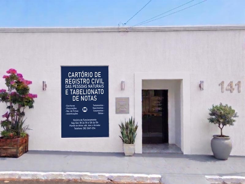 Cartório de Borá anuncia mudança para nova sede nesta segunda-feira