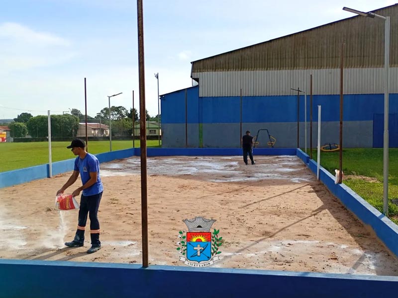 Secretaria de Esportes prepara entrega de quatro modernas quadras de vôlei de areia