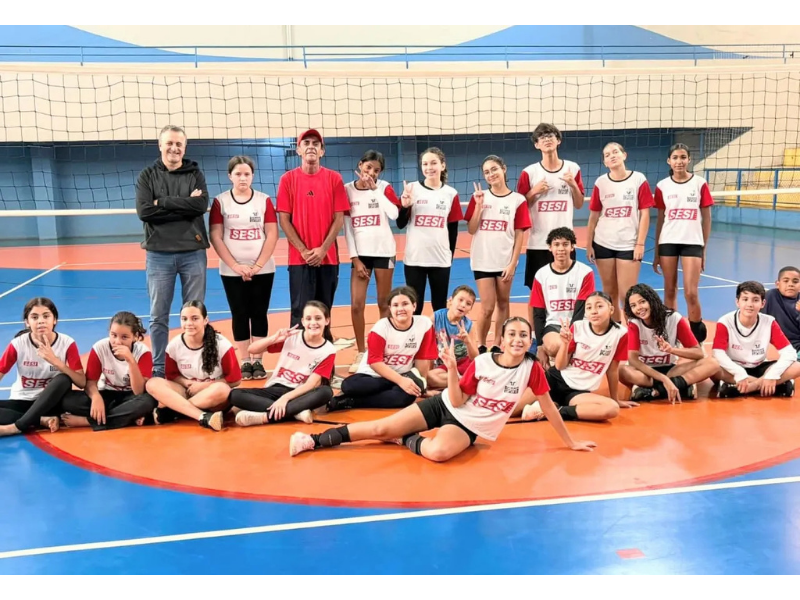 Vôlei de Paraguaçu ganha reforço no preparo físico com nova parceria entre Prefeitura e SESI