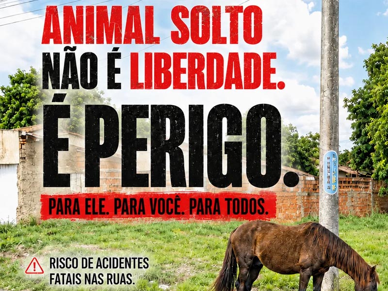 Prefeitura inicia força-tarefa para recolher animais soltos e evitar acidentes em Paraguaçu Paulista