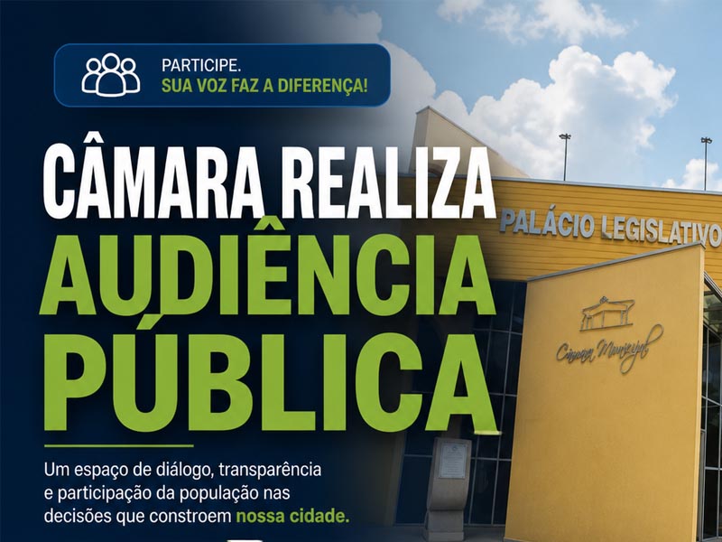 Câmara realiza audiência para discutir demandas da população de Paraguaçu Paulista