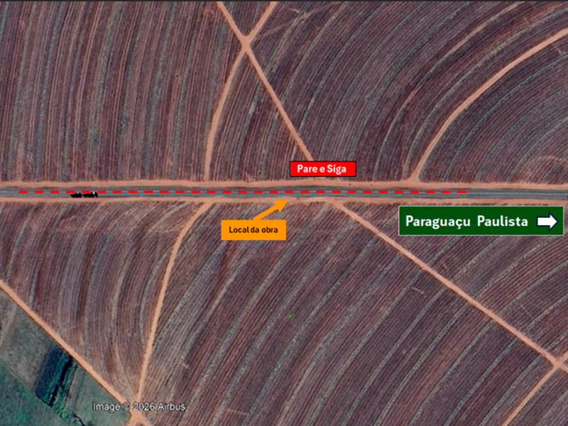 Vicinal em Paraguaçu Paulista terá Pare e Siga nesta terça