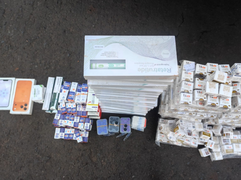 TOR apreende carga de R$ 2,2 milhões em produtos contrabandeados na SP-421 em Paraguaçu Paulista