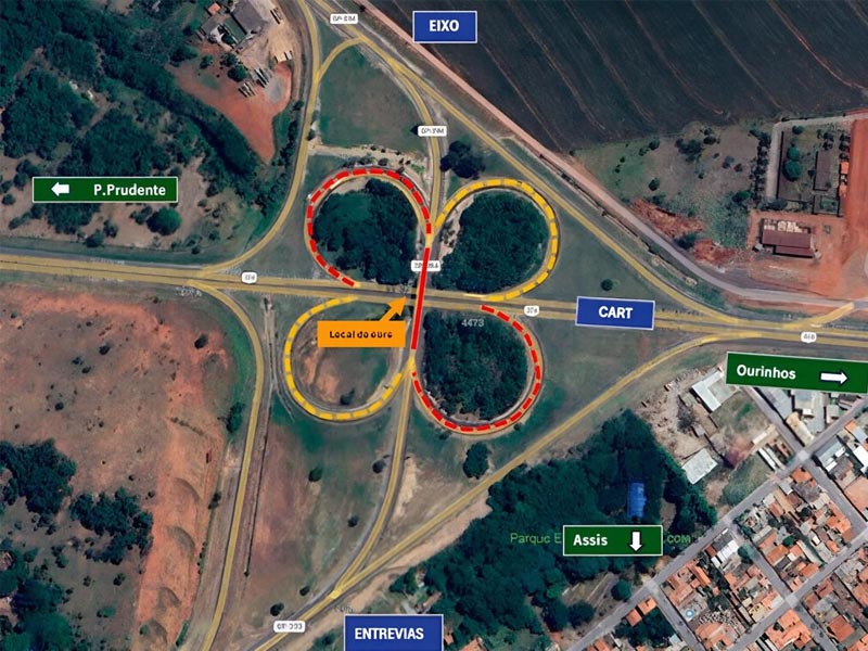 Obras em viaduto da Raposo Tavares alteram trânsito em Assis
