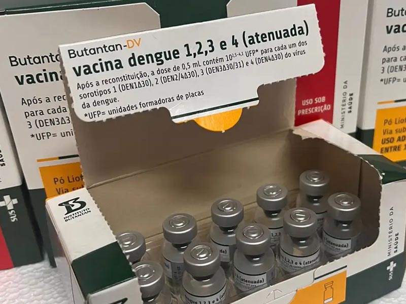 Ministério da Saúde suspende vacina contra a dengue do Butantan