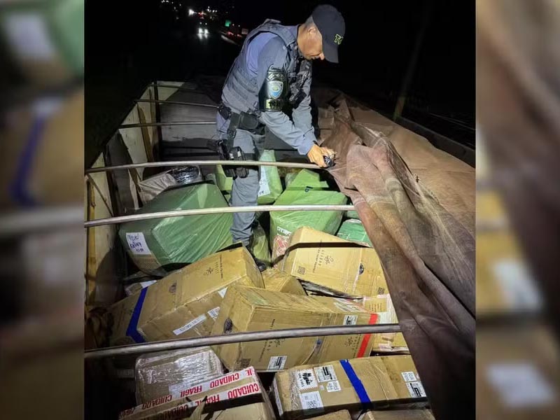Homem é preso por descaminho e apreende carga avaliada em R$ 2 milhões em Assis