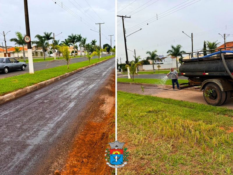 Nova ciclovia da Av. Hissagy Marubayashi entra na fase de preparação para pavimentação