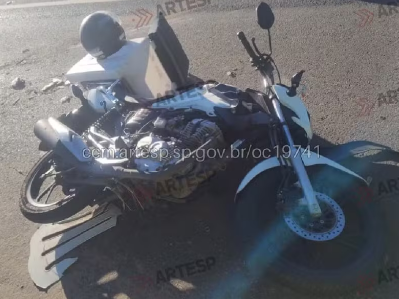 Motociclista morre após colisão com carro na Rodovia SP-294, em Tupã
