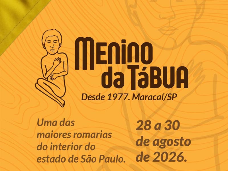 Maracaí se prepara para a tradicional festa do Menino da Tábua