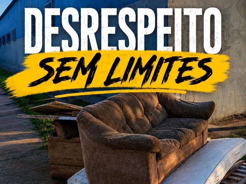 Câmeras de segurança devem ajudar a identificar autor de descarte irregular no Ginásio Zé do Pito