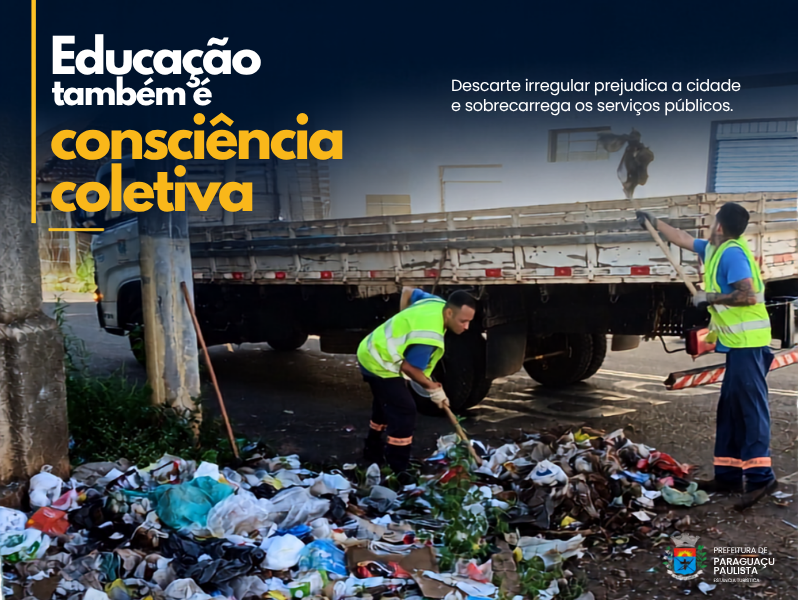 Descarte irregular de lixo na Barra Funda mobiliza força-tarefa da Prefeitura de Paraguaçu Paulista