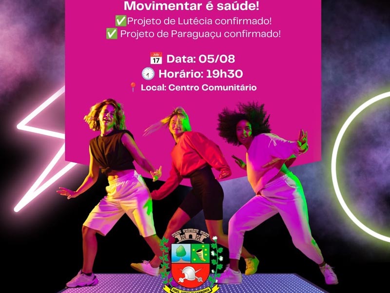 Secretaria de Esportes leva alunas de Zumba e Ritmos para evento regional em Lutécia