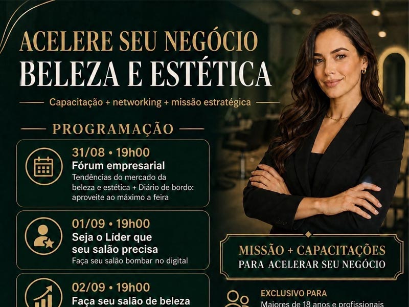 Profissionais da Beleza ganham oportunidade de capacitação com o SEBRAE