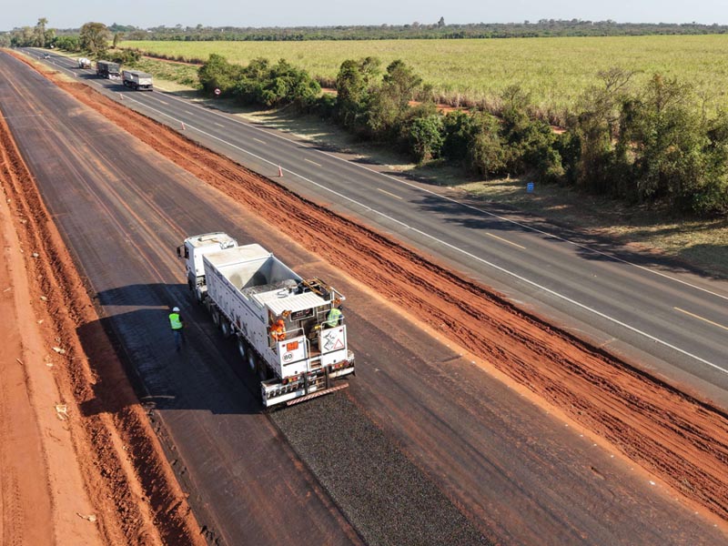 Eixo SP pede colaboração dos motoristas para garantir segurança durante obras na SP 284