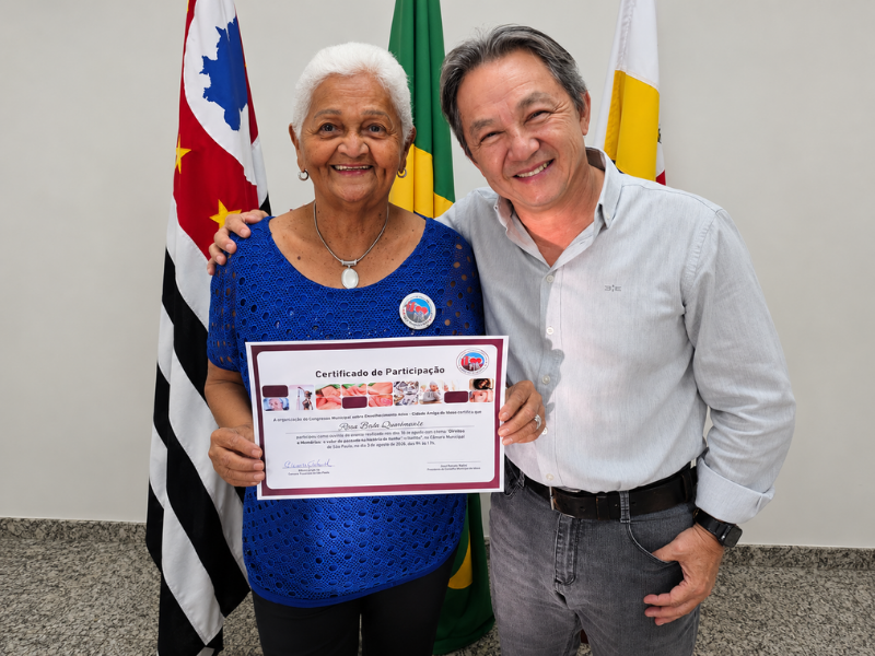 Paraguaçu Paulista é representada em congresso sobre envelhecimento ativo em São Paulo