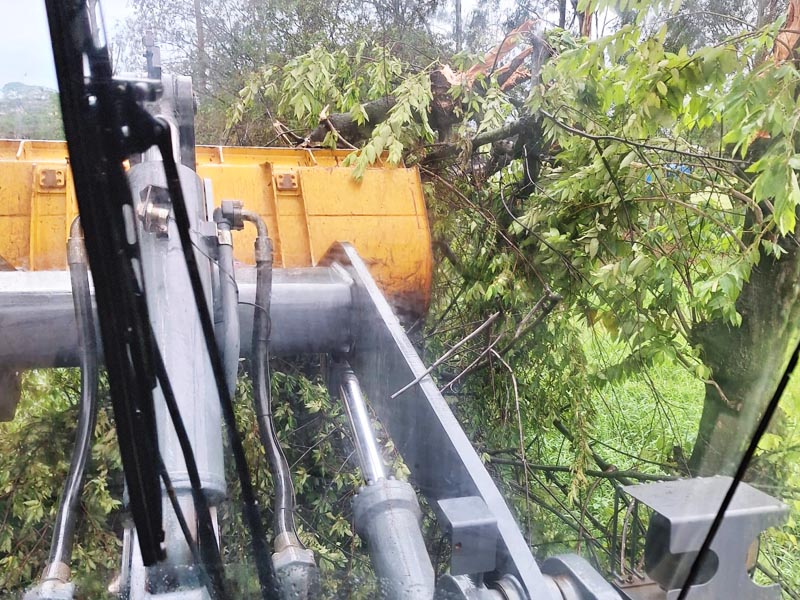 Temporal mobiliza equipes da Prefeitura em vários pontos de Paraguaçu