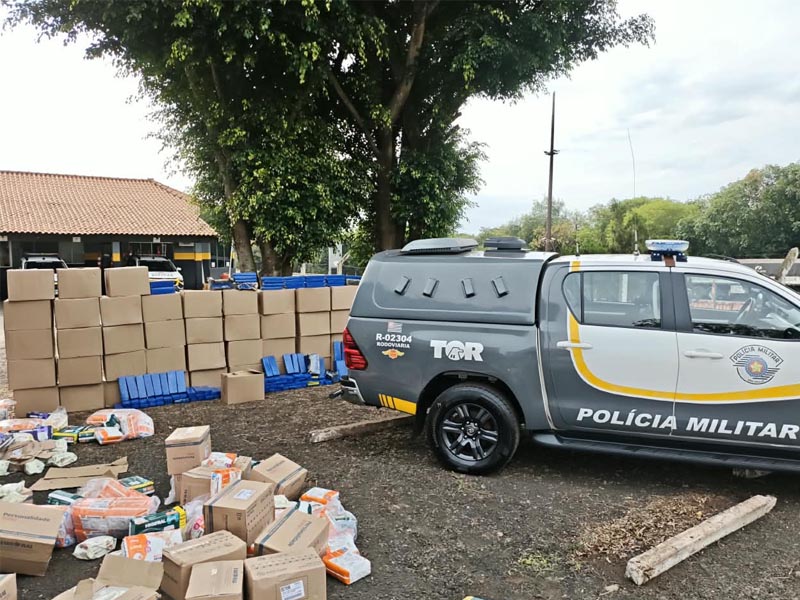 Polícia apreende mais de 1,4 tonelada de maconha escondida em carga de fraldas em Assis