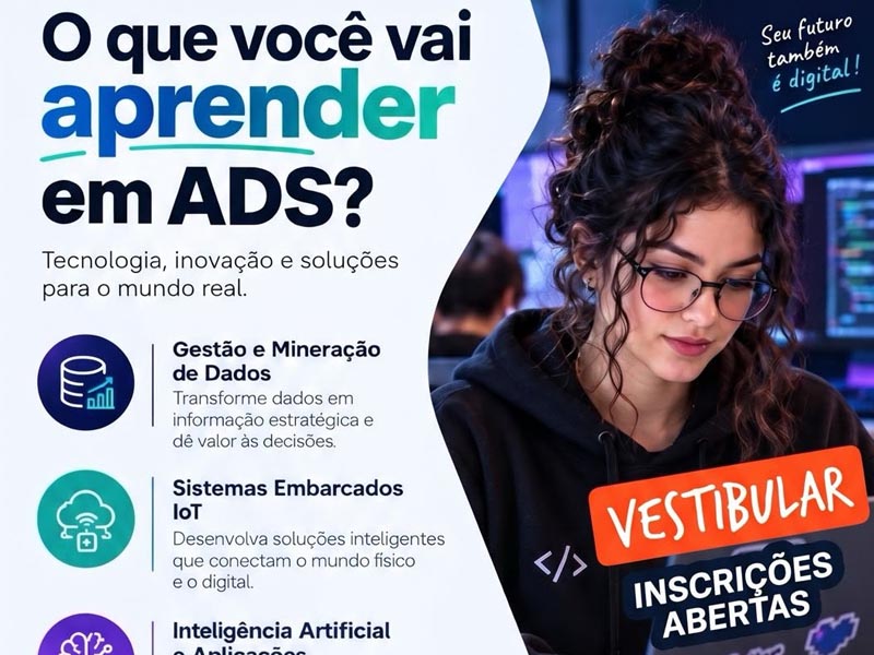 Inscrições para o Vestibular da Fatec seguem abertas até 6 de novembro